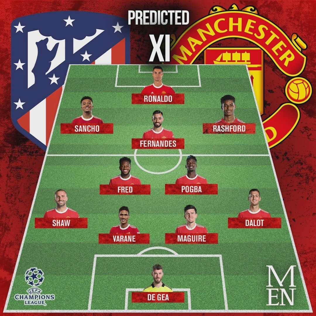 Манчестер Юнайтед против Атлетико Мадрид