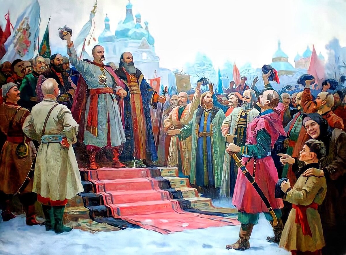 Воссоединение украины с россией. Богдан Хмельницкий Переяславская рада 1654. Богдан Хмельницкий Переяславская рада 1654 картина. Богдан Хмельницкий Переяславская рада. Переяславская рада. 1654 Год. Воссоединение Украины