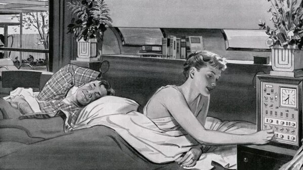 Домашняя автоматизированная система, 1955 год. httpsvc.rufuture215379-umnyy-dom-kakim-ego-pridumal-bredberi-i-kakim-on-stal-na-samom-dele
