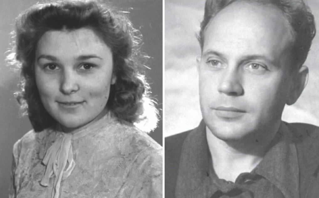 Вера Васильева и Борис Равенских
