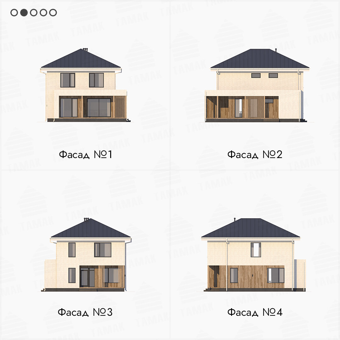 Фасады дома