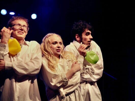    фрагмент спектакля "Пчела в голове" Андреаса Груна в Молодежном театре // фото: пресс-служба Молодежного театра