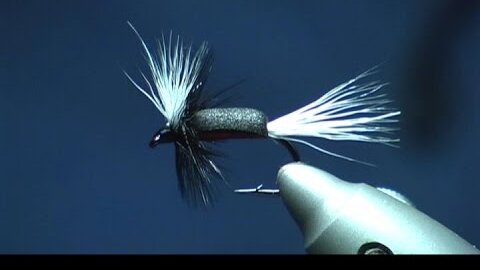 Сухая мушка Royal Humpy (Variant), dry fly. Мушка очень эффективна, особенно по малым речкам.