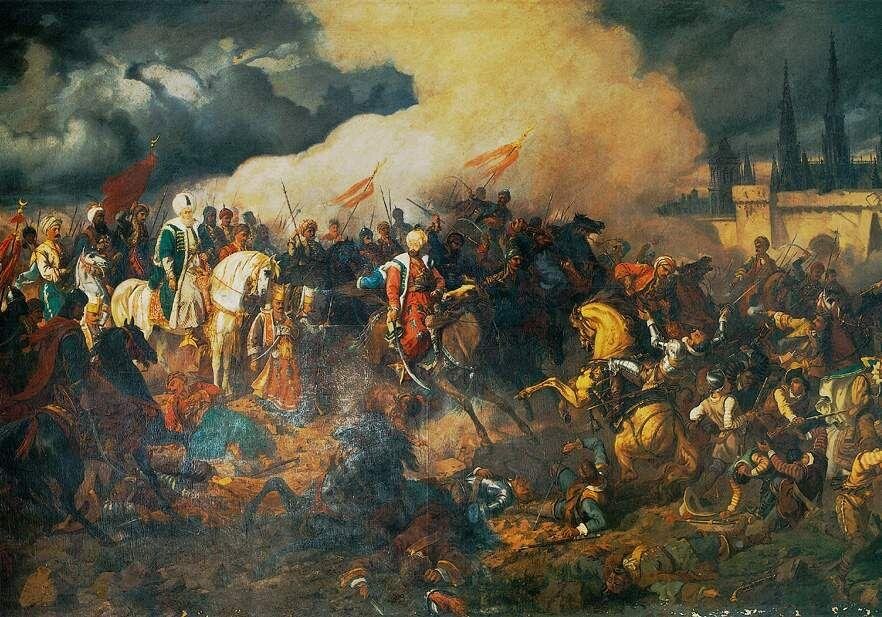 Карикатура сражения