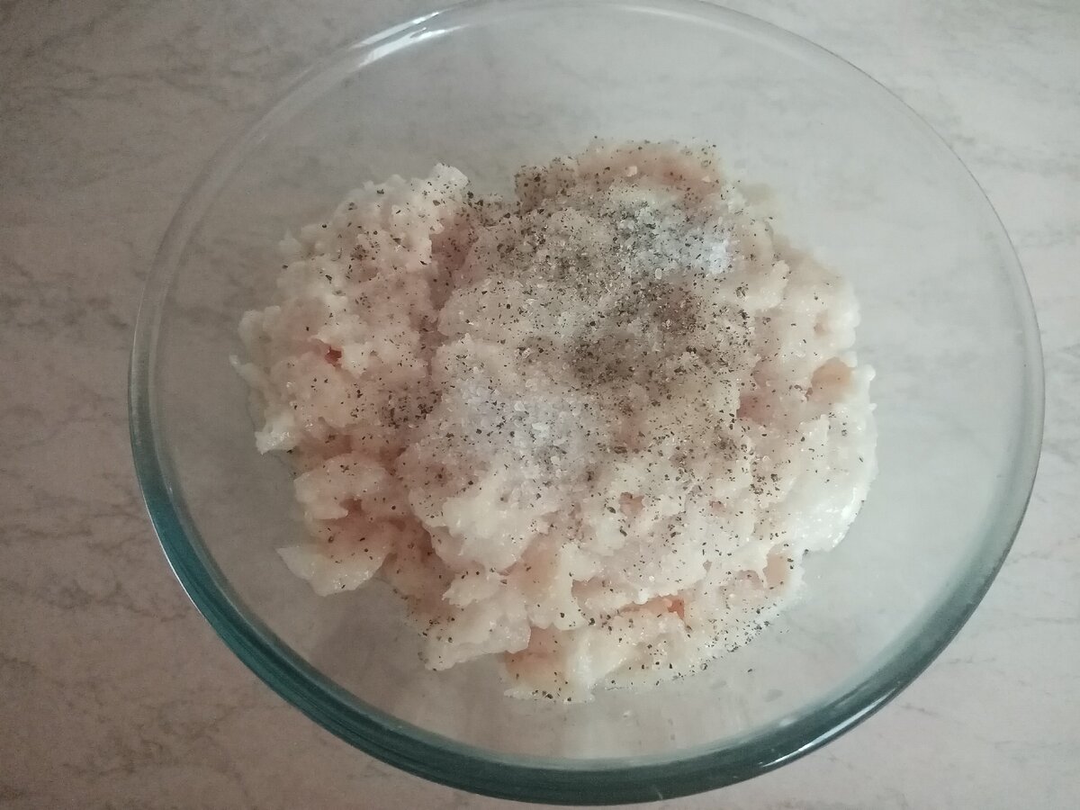 Приготовление фарша.