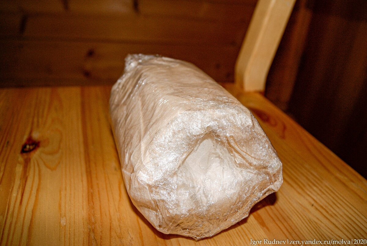 Замотали во все, что только возможно: фольга, пупырчатая пленка и пара слоев пергаментной бумаги