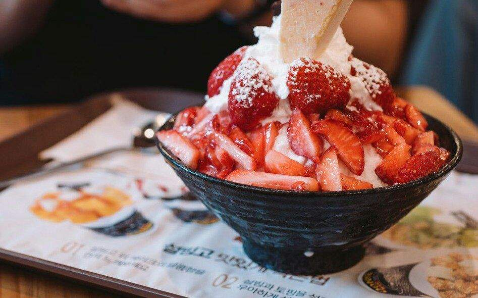 Bingsu мороженое