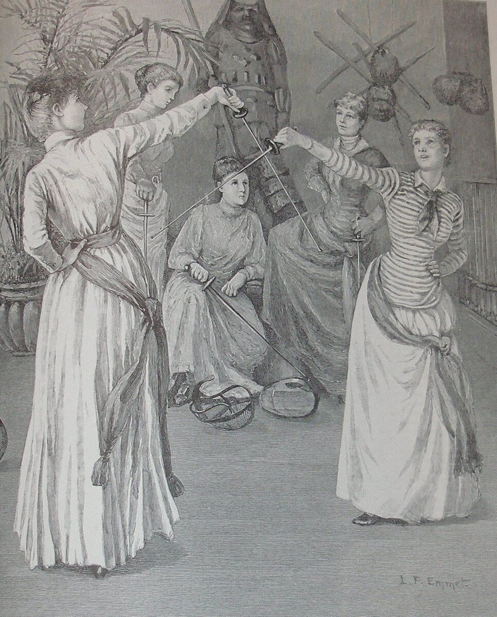 Женские школы фехтования