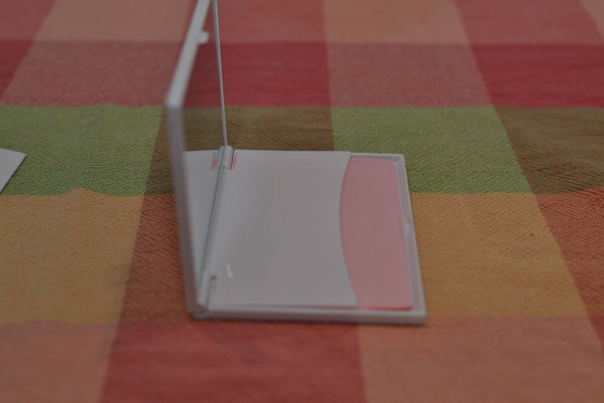 Матирующие салфетки для лица Tanko с зеркалом 