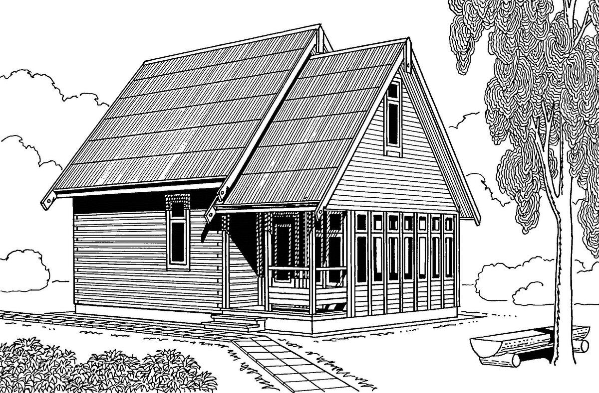 Проекты советских дачных домов