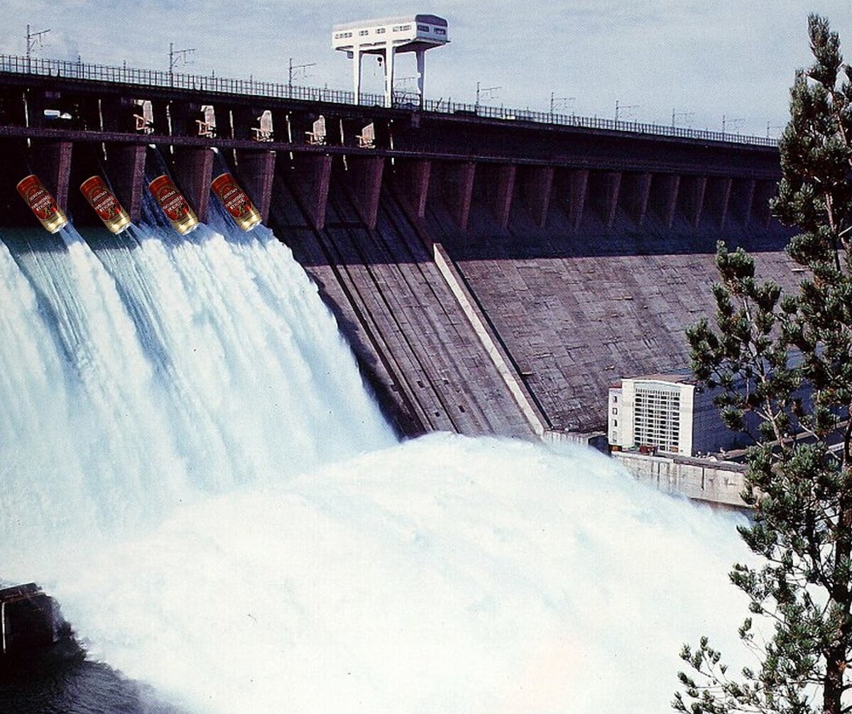 Братская ГЭС В Братске