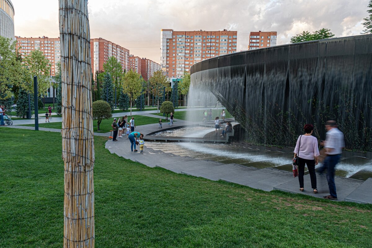 Парк Краснодар фонтан