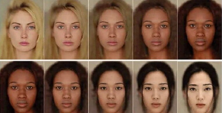 Фотошоп доказывает отсутствие граней между расами.(Яндекс Картинки\пикабу.ру).