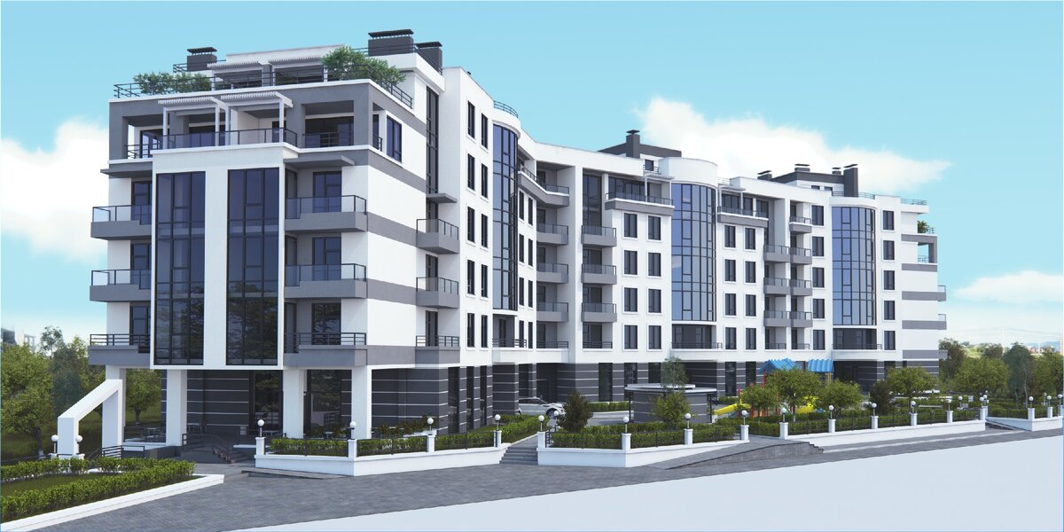 ЖК Лагуна. Рендер. 