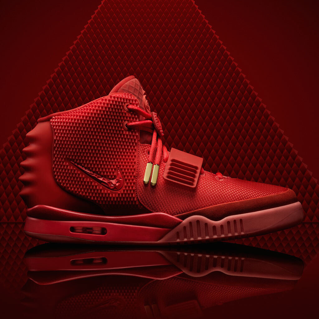 Nike air yeezy 2 hot sale red