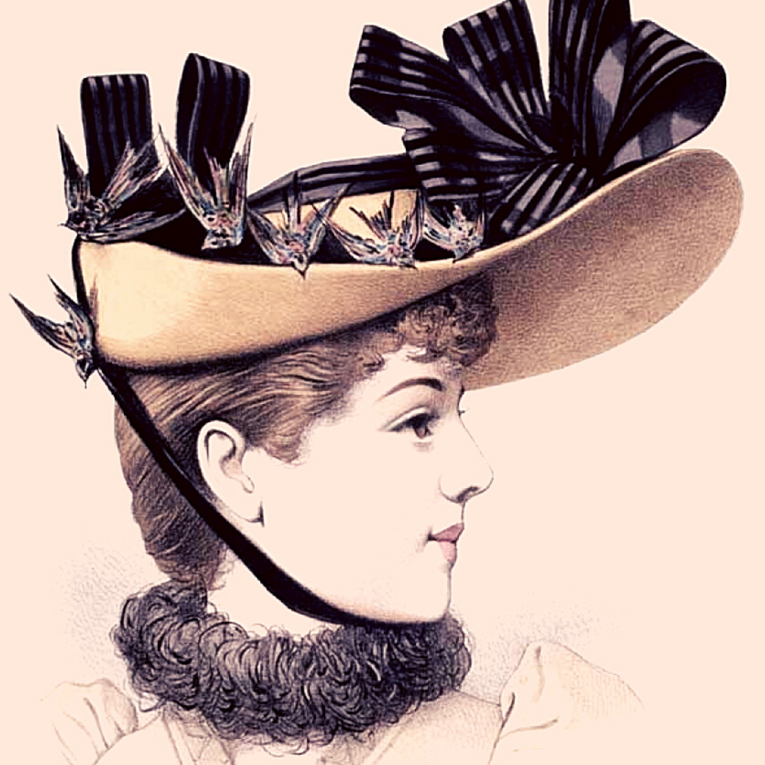 Шляпы европы. Шляпы Циммерман 19 век. Дамские шляпки 1889-1897. Эдвардианская мода шляпы. Шляпки эпохи 1890.