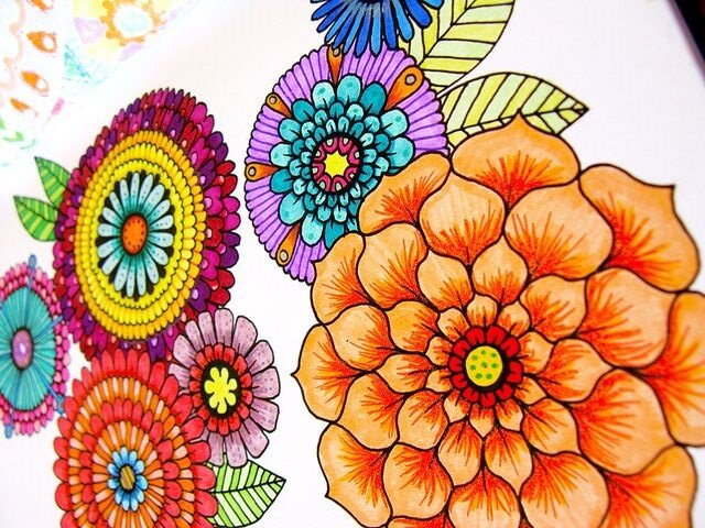 Яркие мандалы