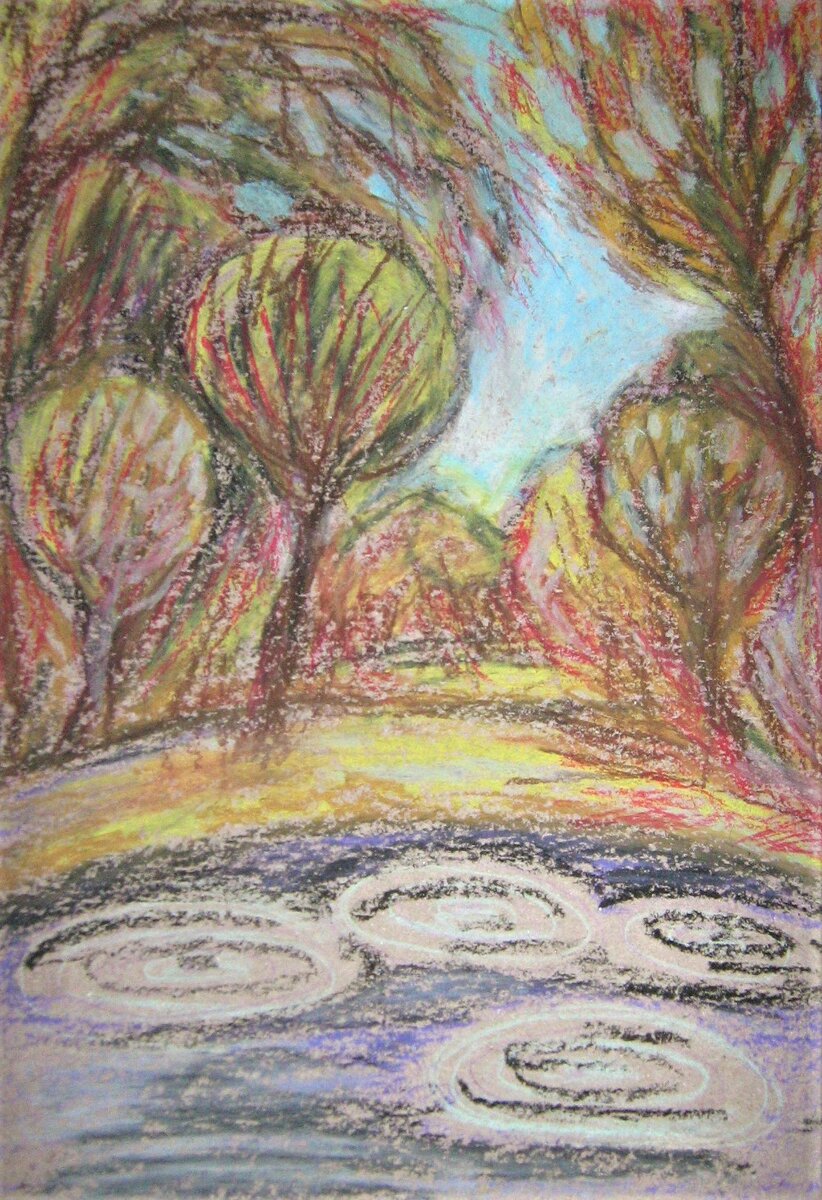 Бросать камни в воду - это самое милое дело. 