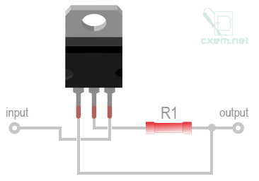 Стабилизатор тока на LM317 Схем.нет