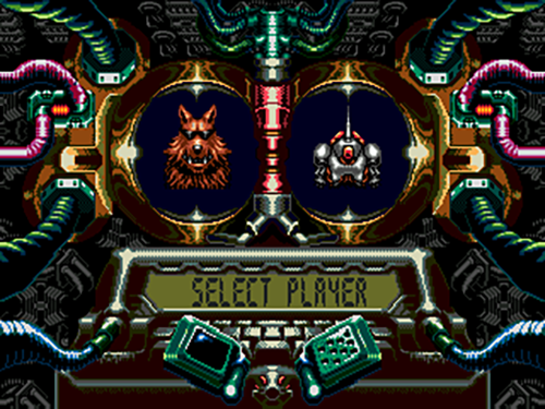 Contra: Hard Corps выбор персонажей