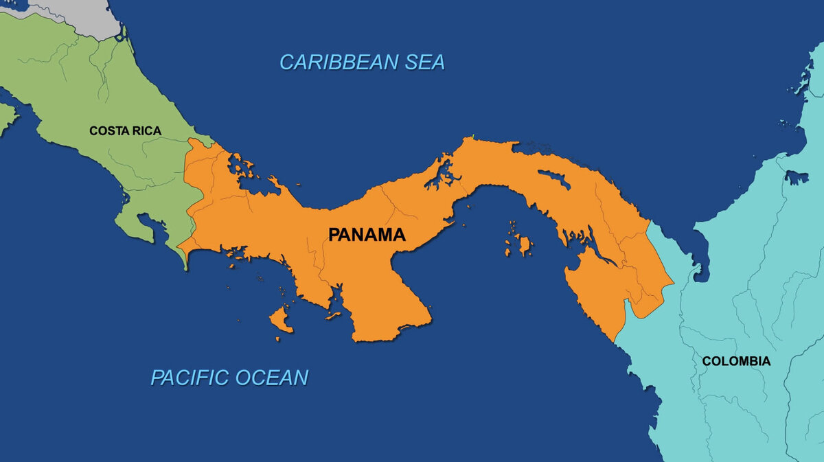 Панама где находится страна на карте мира