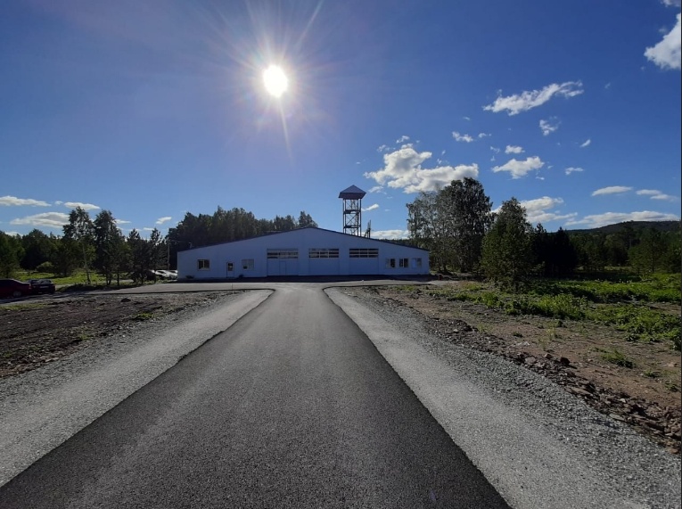 Вот так выглядит наша пожарная спасательная часть.