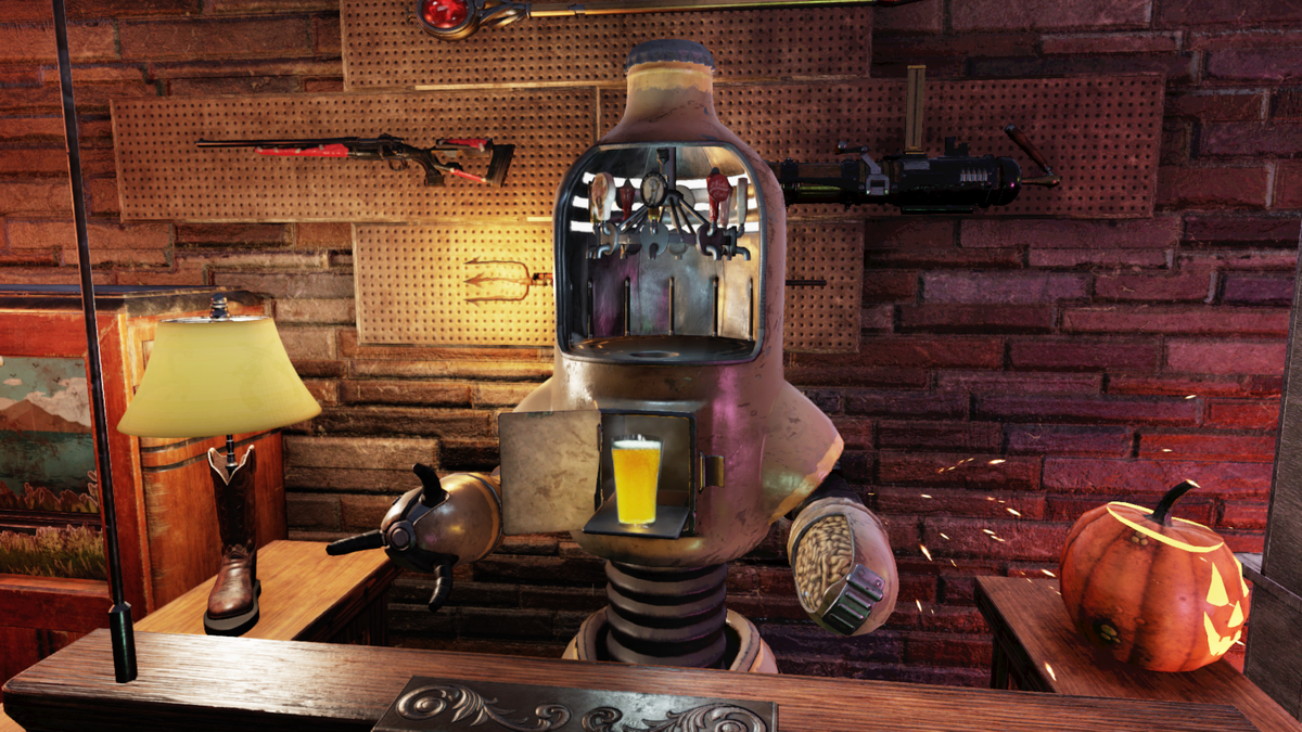 Хмельной Том за работой