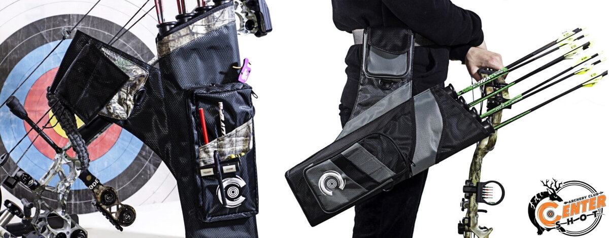 Поясной колчан турнирного назначения. Куча карманов и отделений для мелочей.