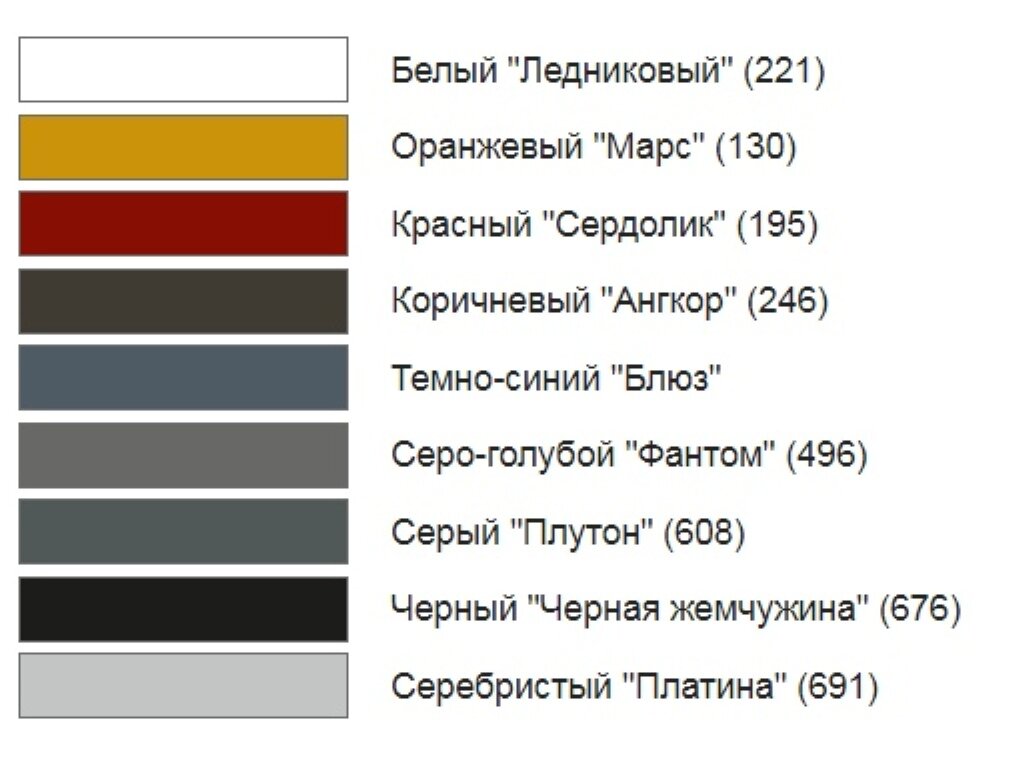 Код краски гранта