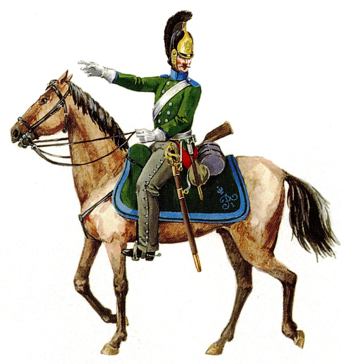 драгун 1812 года.