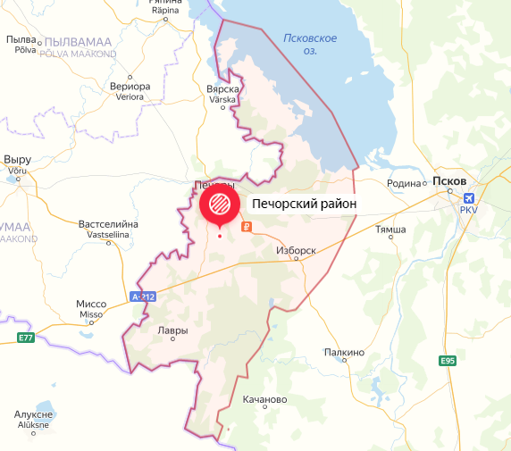 Печорский район.