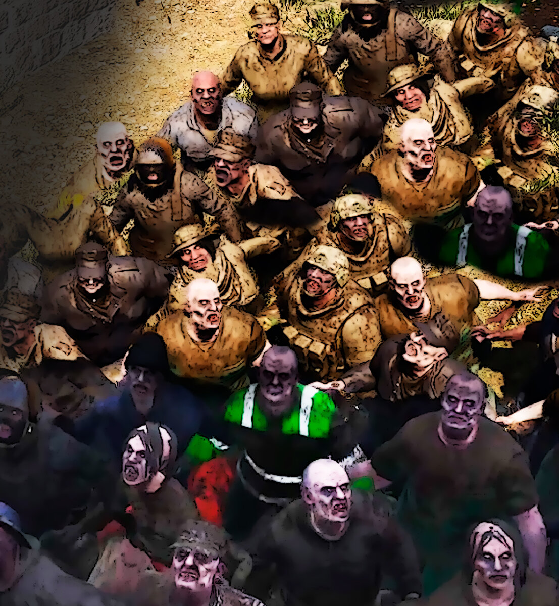 Стаи ходячих заполонили город