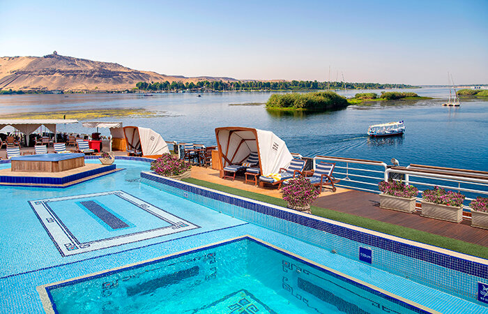 Новейшее судно круизного речного флота Sonesta на Ниле - теплоход Sonesta St. George I Nile Cruise