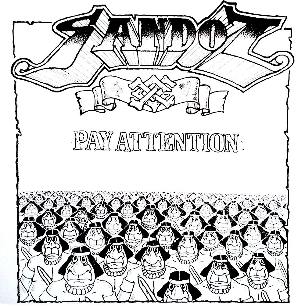 Sandoz. Pay Attention 1995 (recorded in 1971-1972). Обложка альбома.