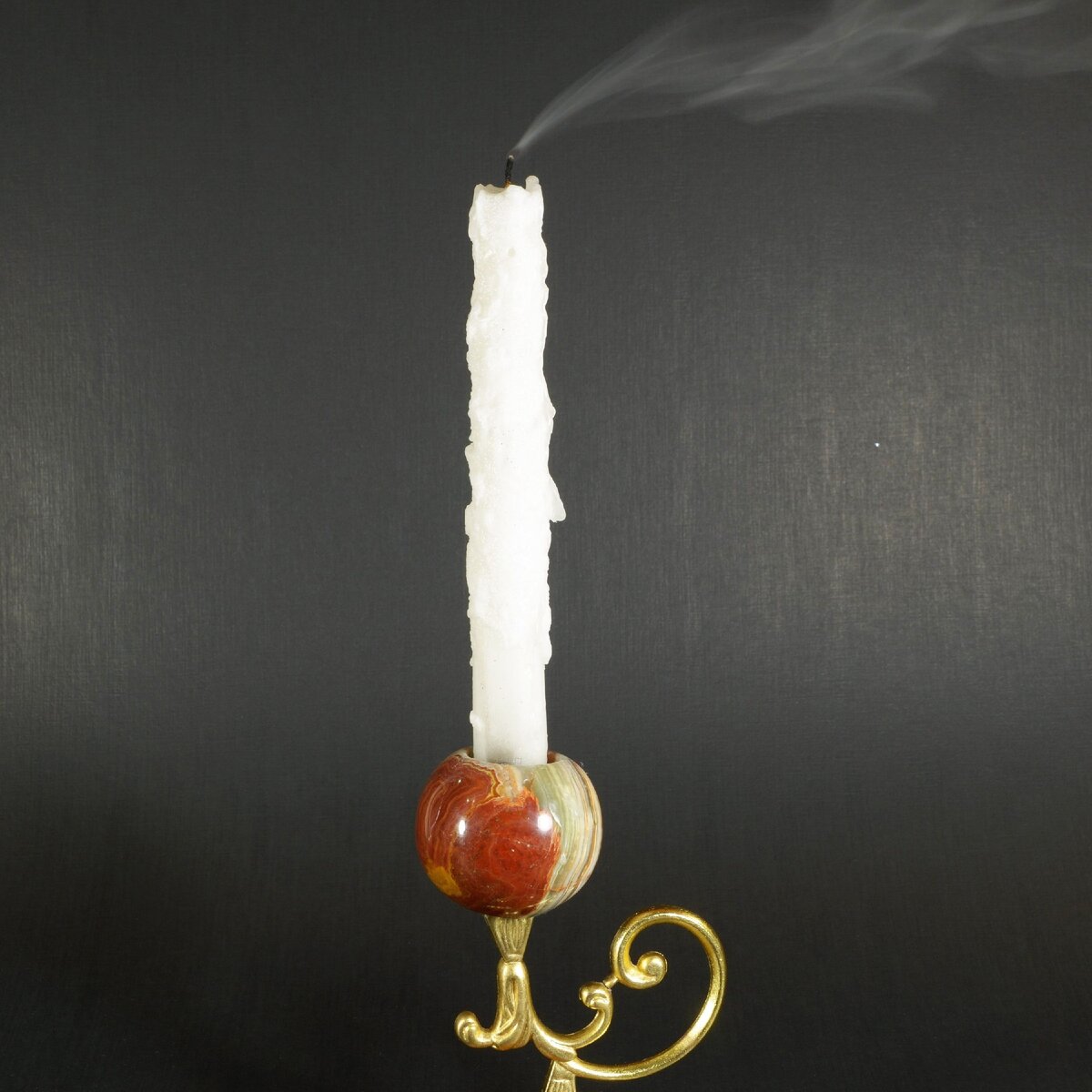 The candle went out