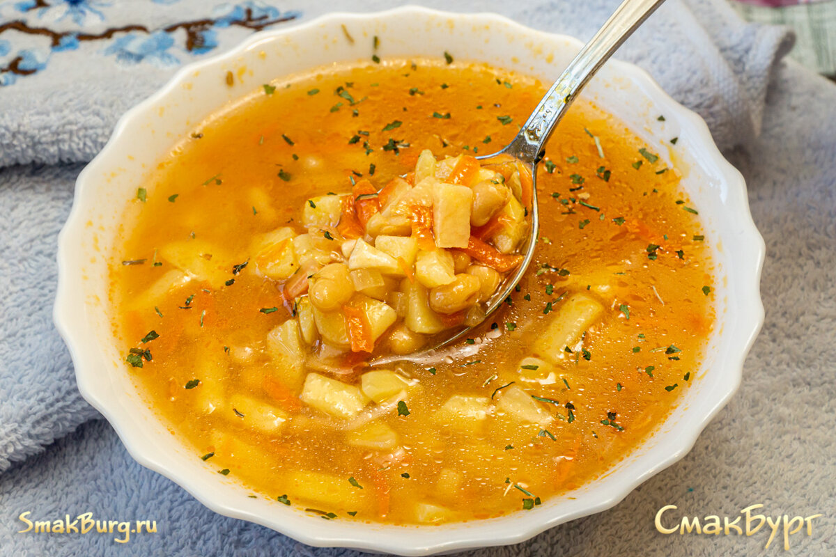 Сытный вермишелевый суп без мяса – пошаговый рецепт приготовления с фото