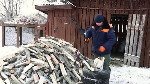 Как не замерзнуть в деревне? Стоимость тепла в нашем деревенском доме и битва колунов!