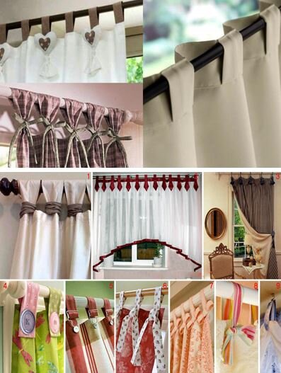 Как украсить шторы своими руками: Модные идеи украшений для штор (27 фото)