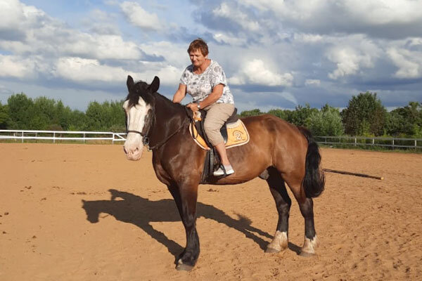 Фото из личного архива. Верхом на Буцефале