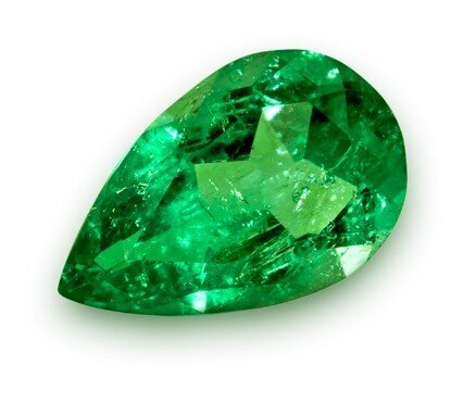Огранённый изумруд 