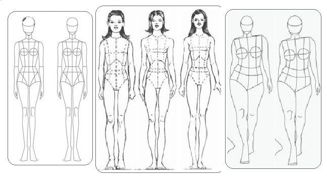 Маленькая голова визуально увеличивает рост, ширину плеч и фигуры.