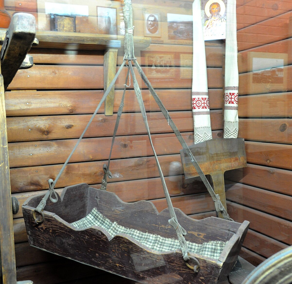 Вот так выглядела люлька или зыба в деревенском доме. Фото из открытых источников.