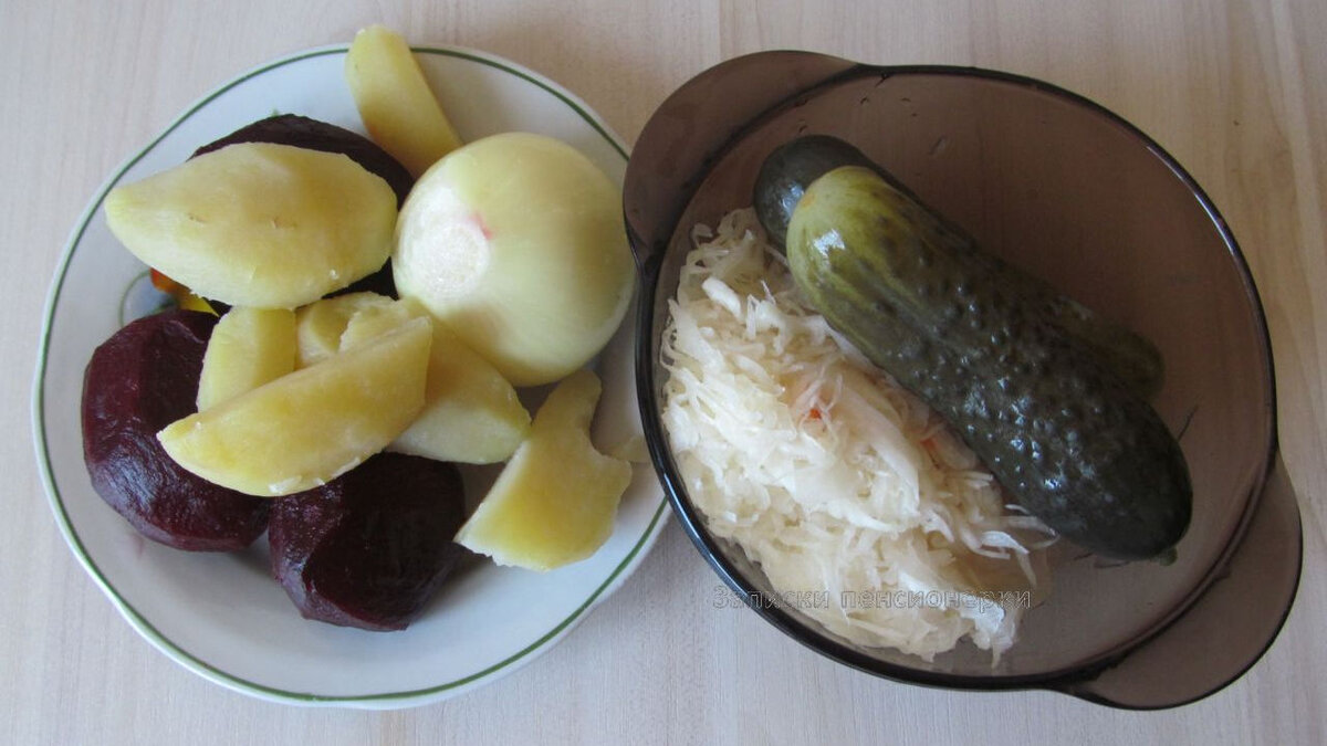 в состав винегрета входят любимые продукты