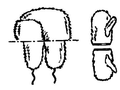 фото шапка ушанка 90х г. раскраска