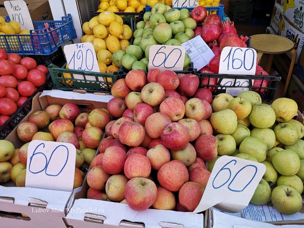 Цены в октябре на Сенном рынке.
