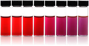 Коллоидное золото разных оттенков