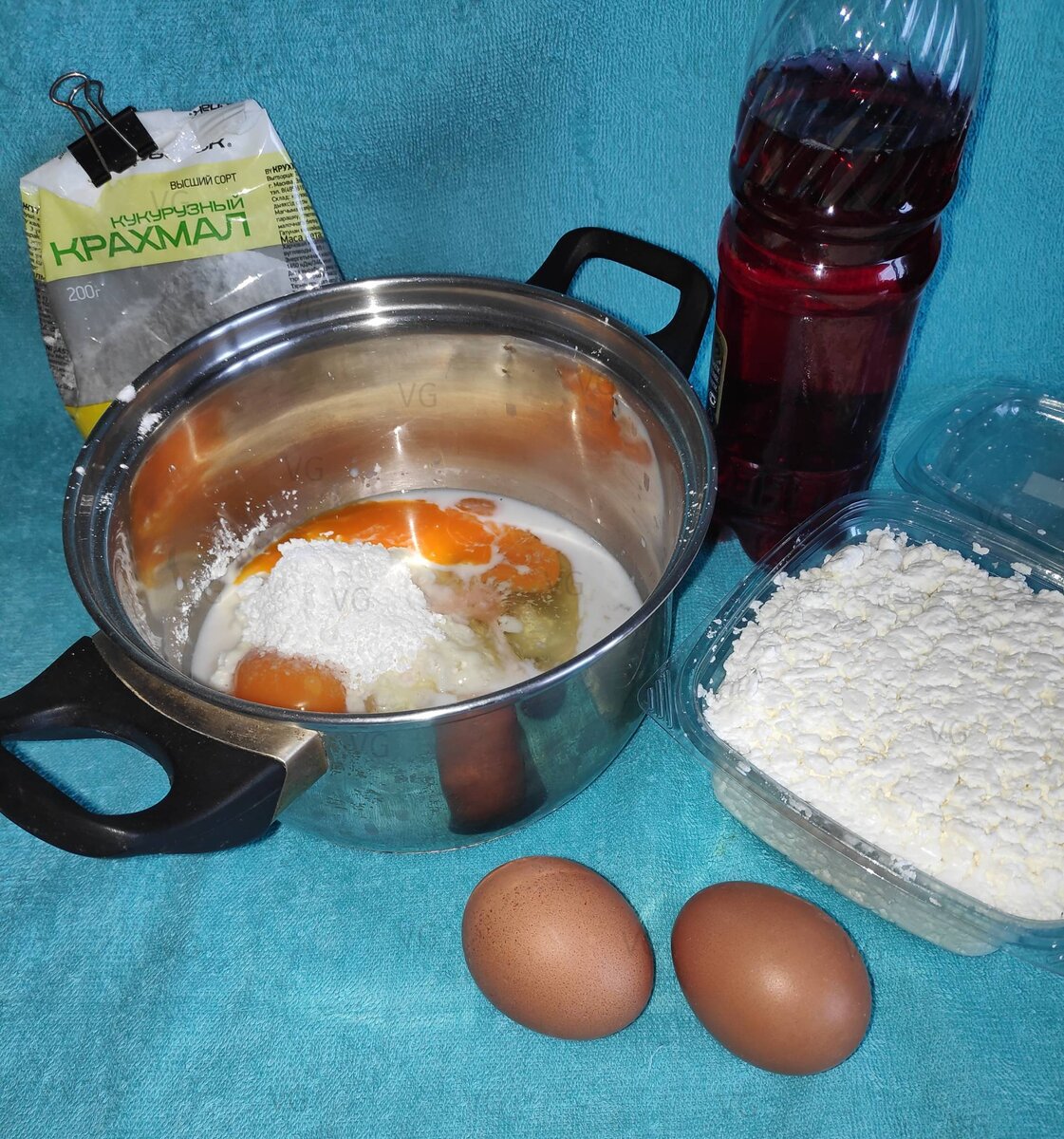 Тесто делается очень быстро