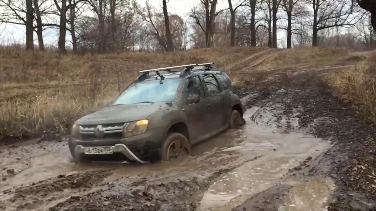 Рено Дастер по бездорожью