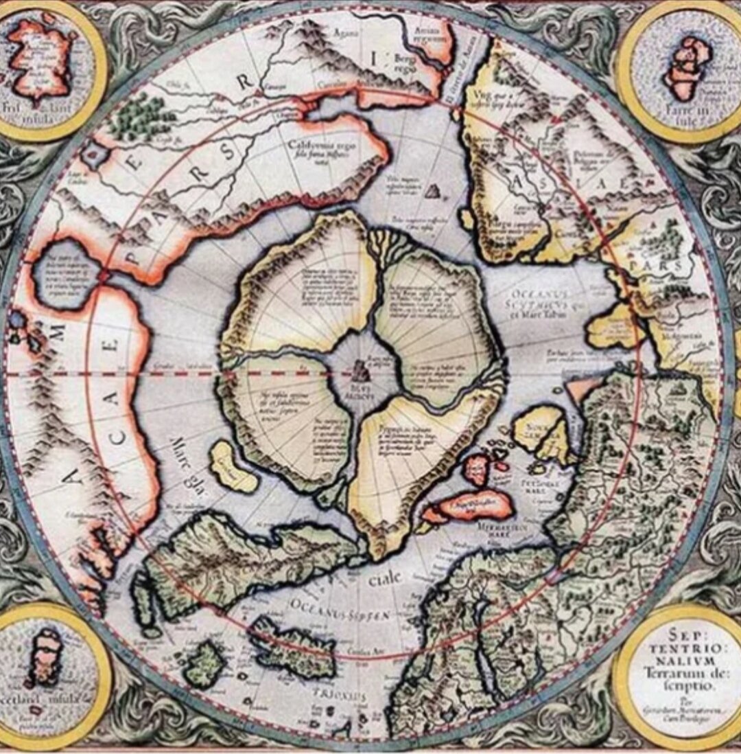 Г.Меркатор, 1595г.