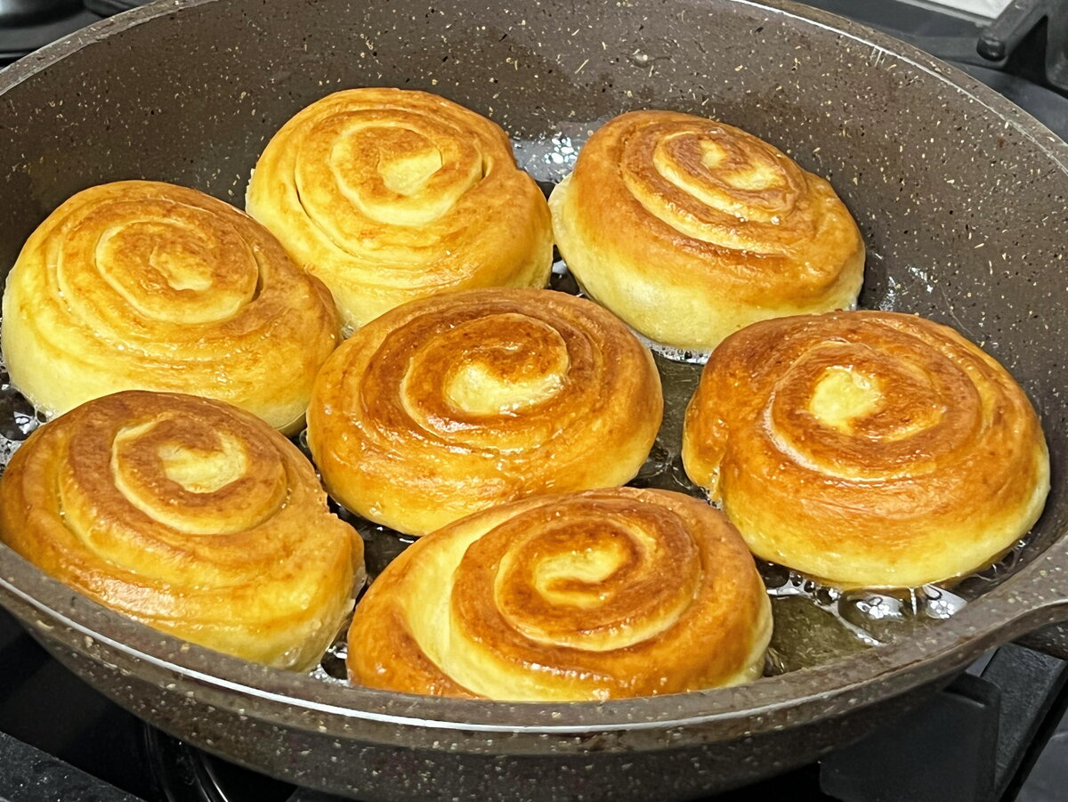 Булочки на сковороде фото Быстрый завтрак Домашняя Кулинария Дзен